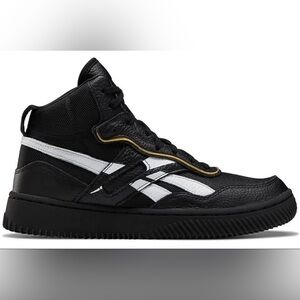 Reebok Women Black Sneakers with White and Gold Accents x Victoria Beckham